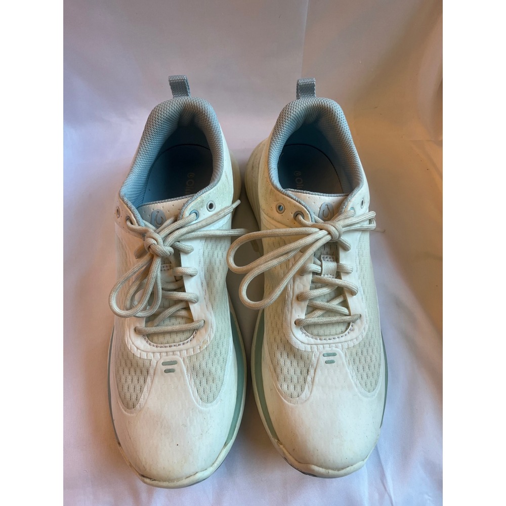 Olukai Makena WP Waterproof Golf Shoes Womens 9 White Blue 20527-WBWB